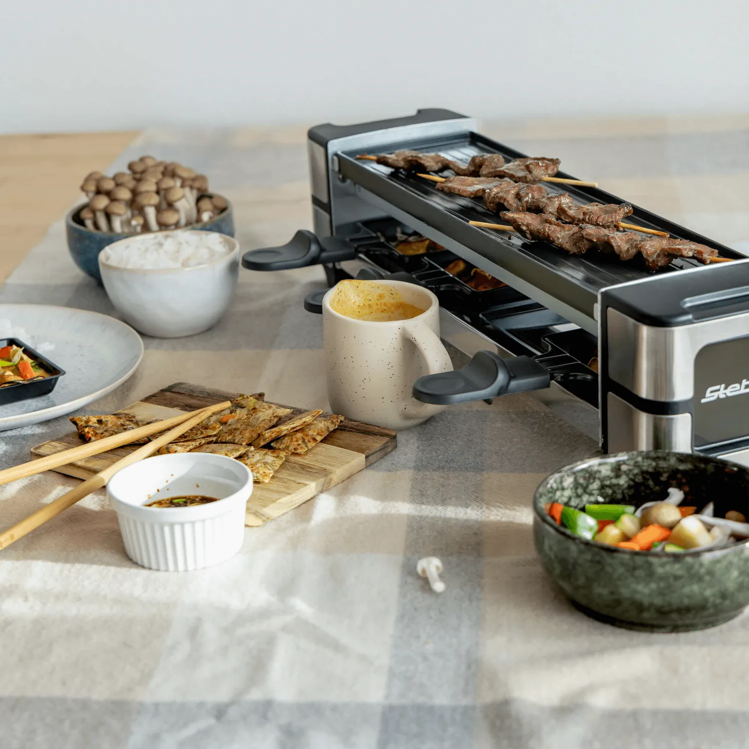 Steba RC 140 raclette fonte 4 poêlons sans PFAS