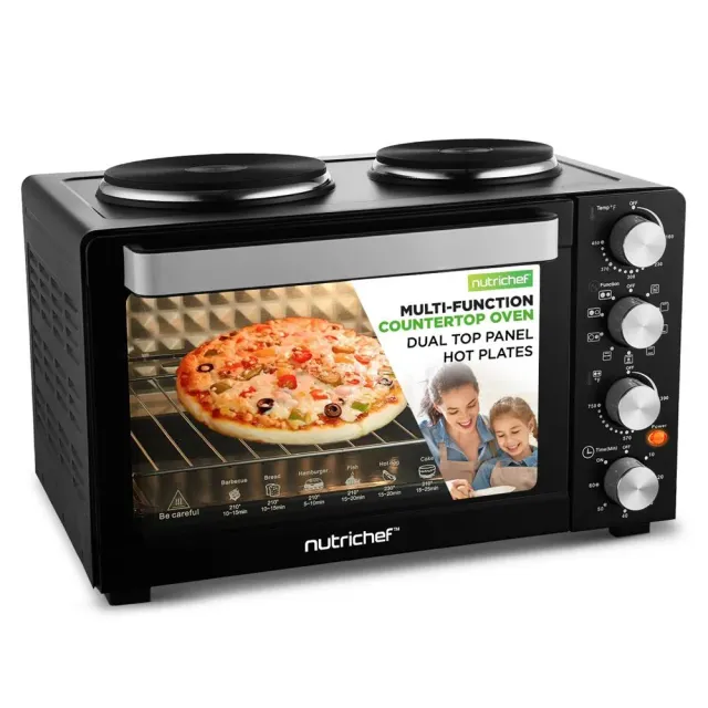 Nutrichef Mini Four Convection Rôtissoire avec Plaques