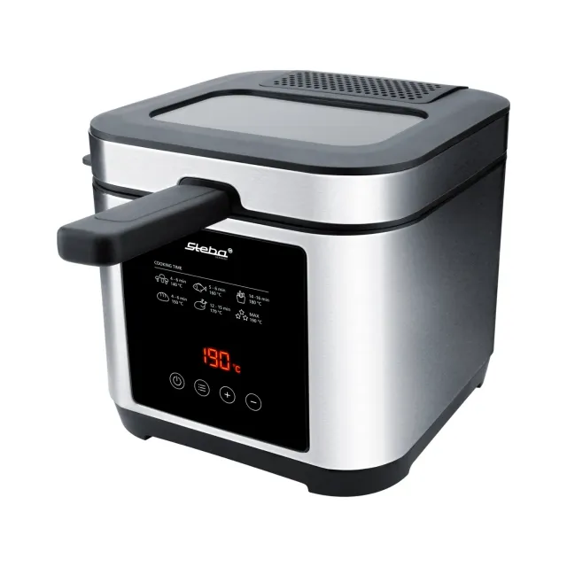 Steba DF 150 friteuse inox 2,5 L avec fondue 800 g
