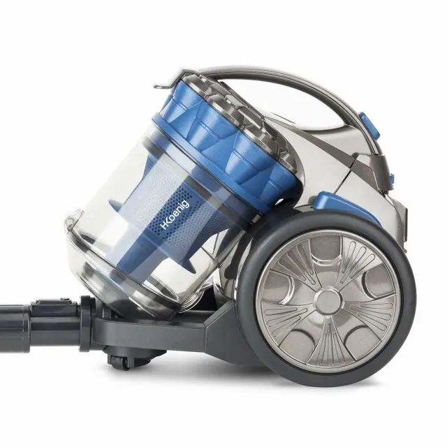 H.Koenig STC68 aspirateur traîneau sans sac animaux bleu