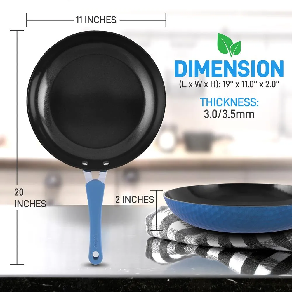 Nutrichef NCCW11BD poêle 28 cm antiadhésive diamant