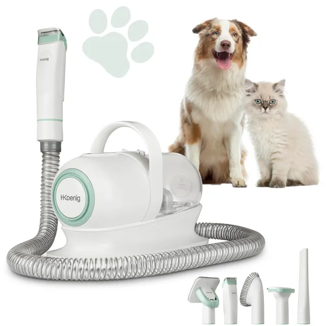 H.Koenig PAW400 Aspirateur Tondeuse Animaux 1L