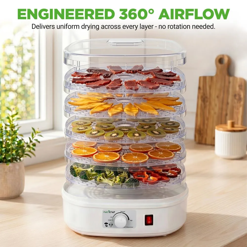 Nutrichef déshydrateur alimentaire électrique multi-plateaux