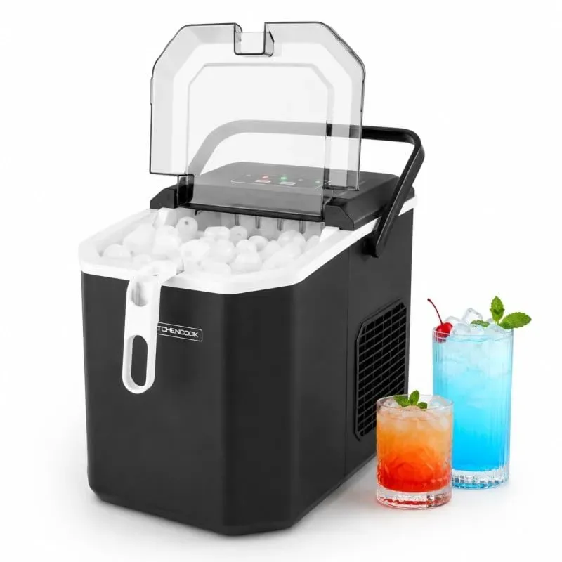 Kitchencook Cubeo machine à glaçons noire 12 kg/24h