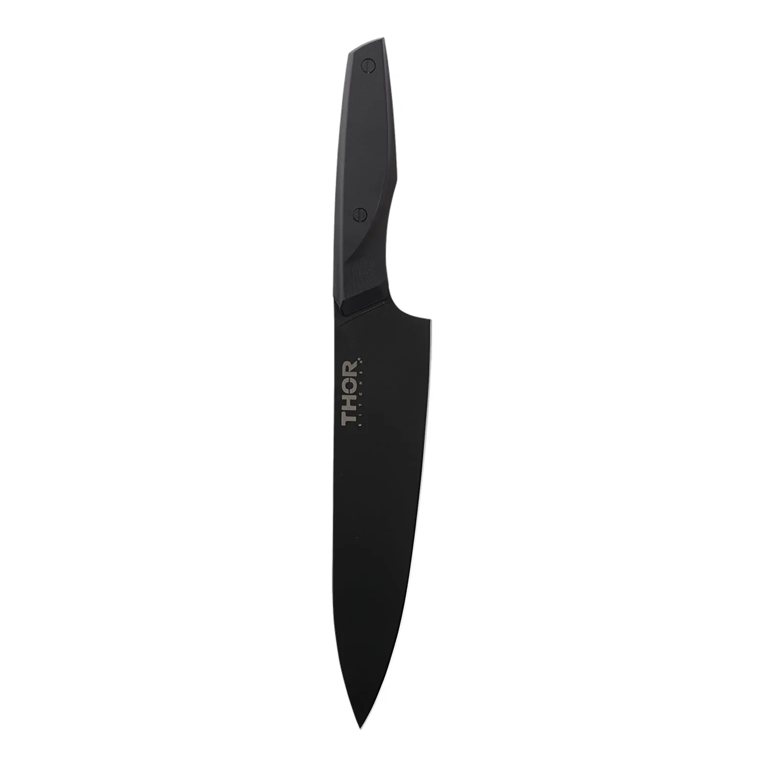 Thor 8 pouces couteau chef acier allemand revêtement noir