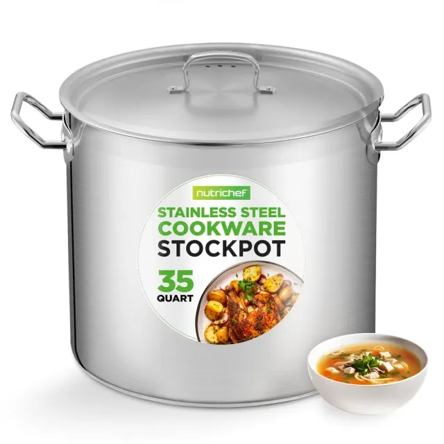 Nutrichef marmite inox 35 Qt induction grand volume