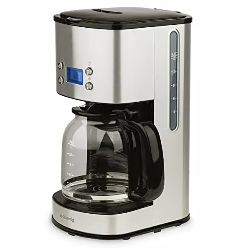 H.Koenig MG30 cafetière filtre programmable inox 1,5L