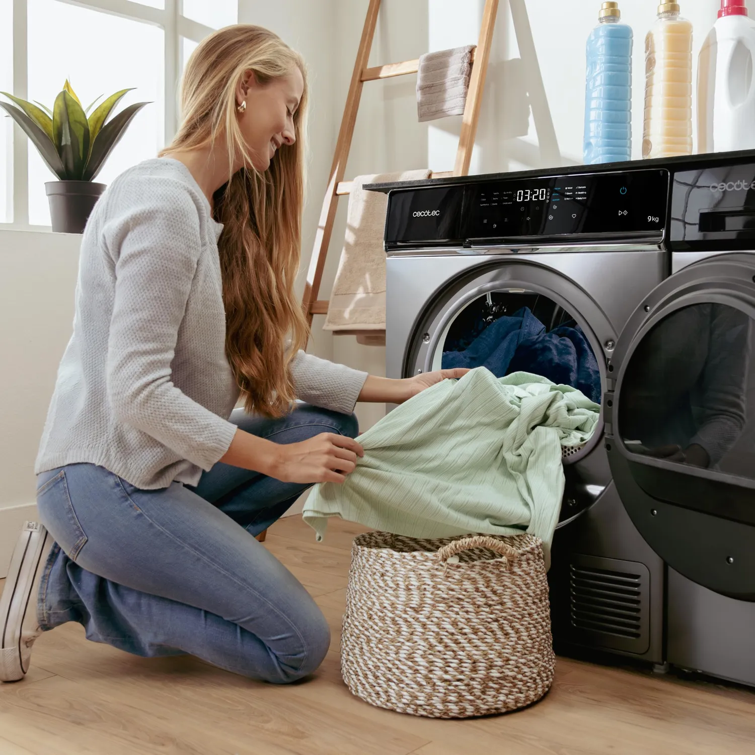 Cecotec Bolero DressCode Dry 9400 sèche-linge 9 kg Steel pompe à chaleur