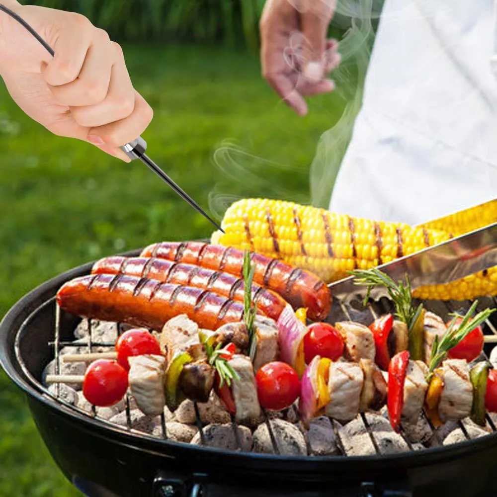 Nutrichef PWIRBBQ80 sonde thermomètre barbecue lot de 2