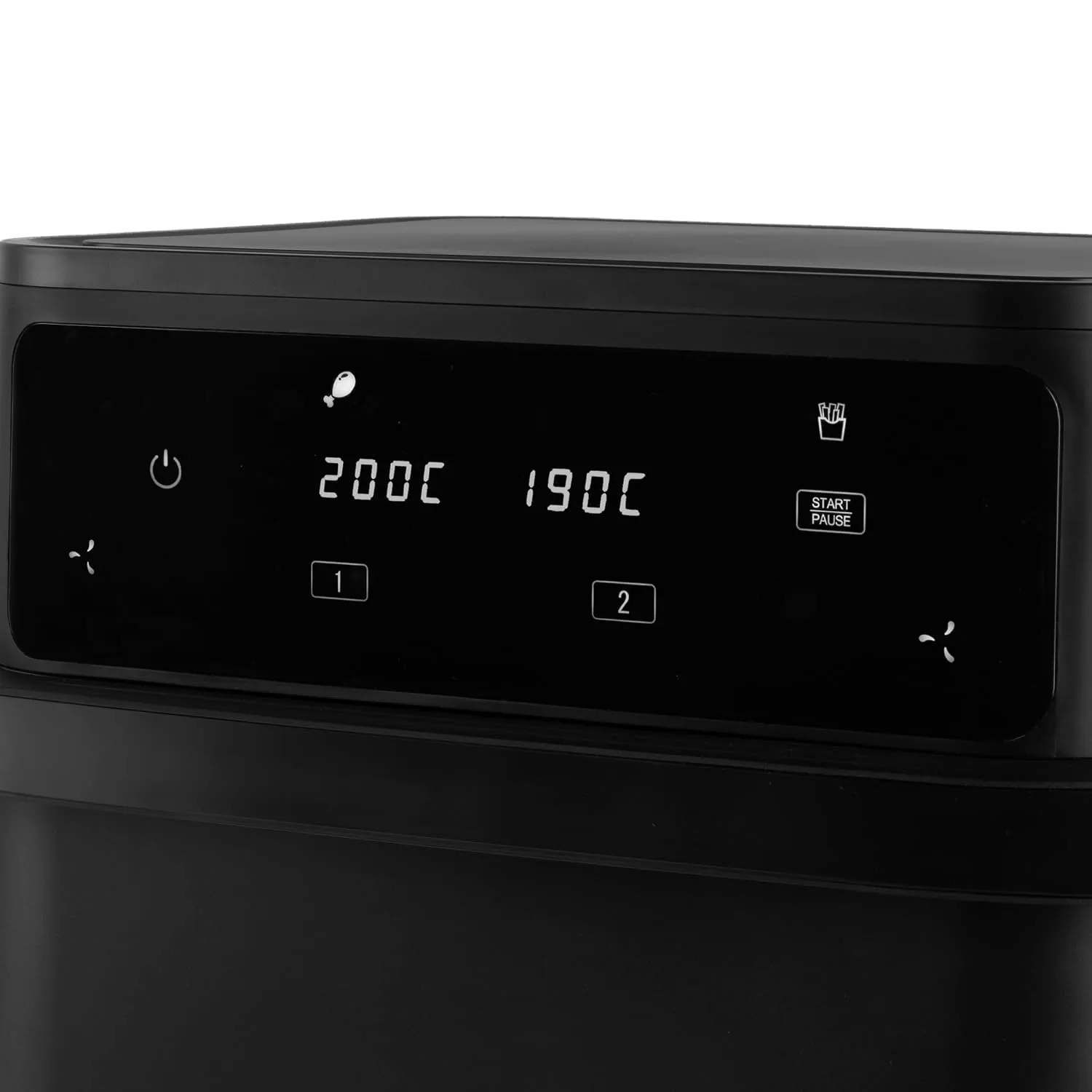 H.Koenig FRY960 Friteuse Sans Huile 10 L Double Bac 5+5 L