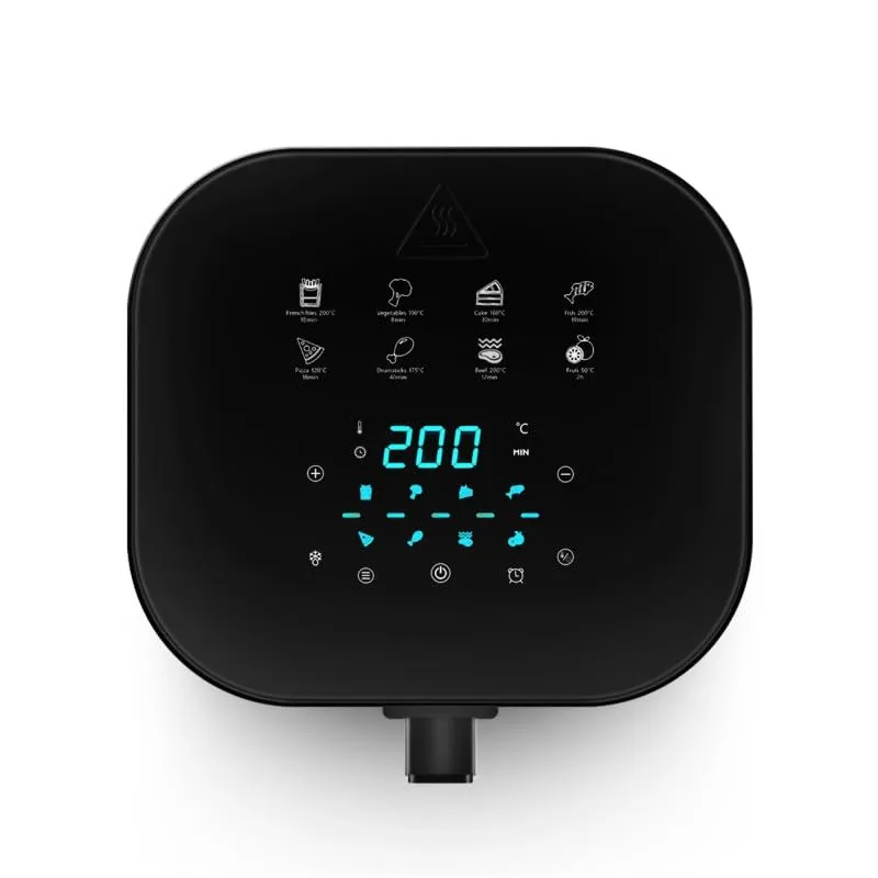 Kitchencook Airmed6 friteuse sans huile 6,5 L 1400 W noire