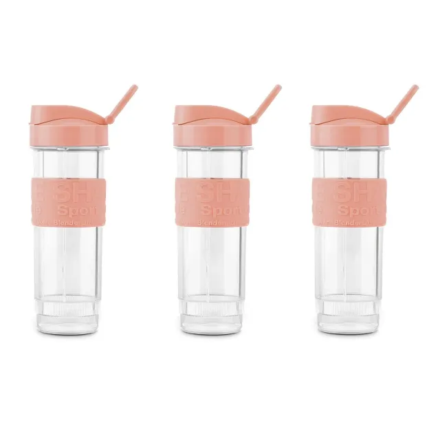 H.Koenig BTL10 bouteille mini blender SMOO10 rose corail