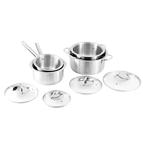 Kitchencook Intuitive set casseroles inox 4 pièces induction