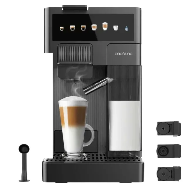 Cecotec FreeStyle Latte machine à café capsules noire 1,6 L