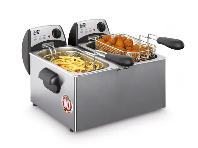 Fritel FR 1355 Duo friteuse double 2x3L zone froide