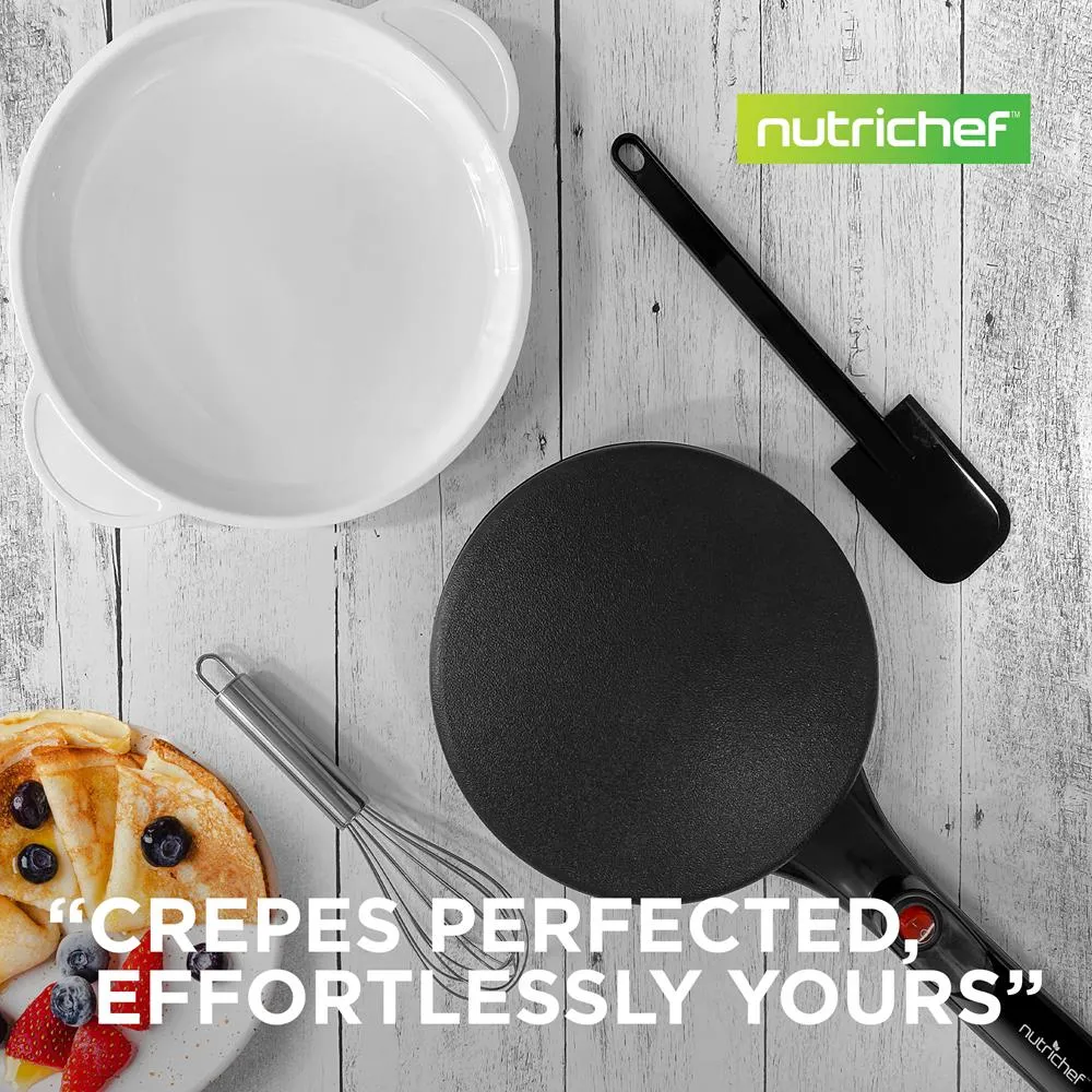 Nutrichef PKCRM08 crêpière électrique 20 cm 800 W
