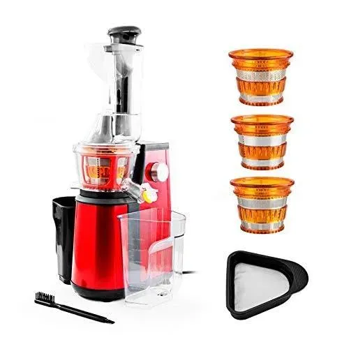 KitchenCook Ultimate Red Extracteur de jus 400W 3 tamis