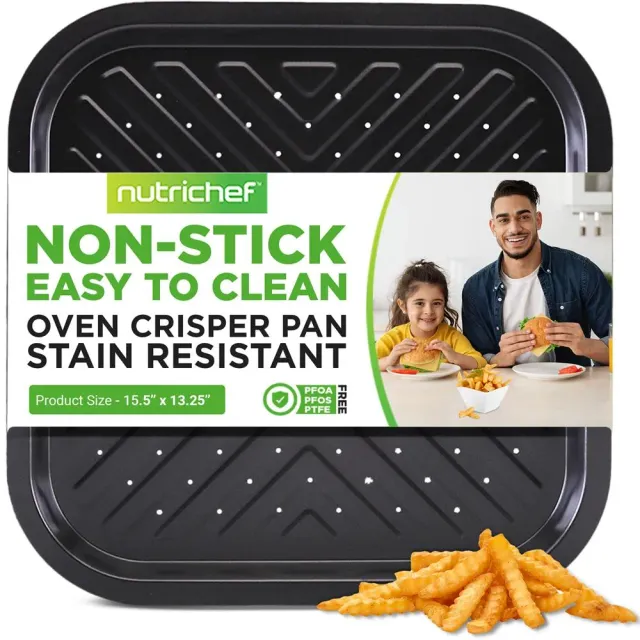 Nutrichef plaque four crispy antiadhésive NCBS10S noire