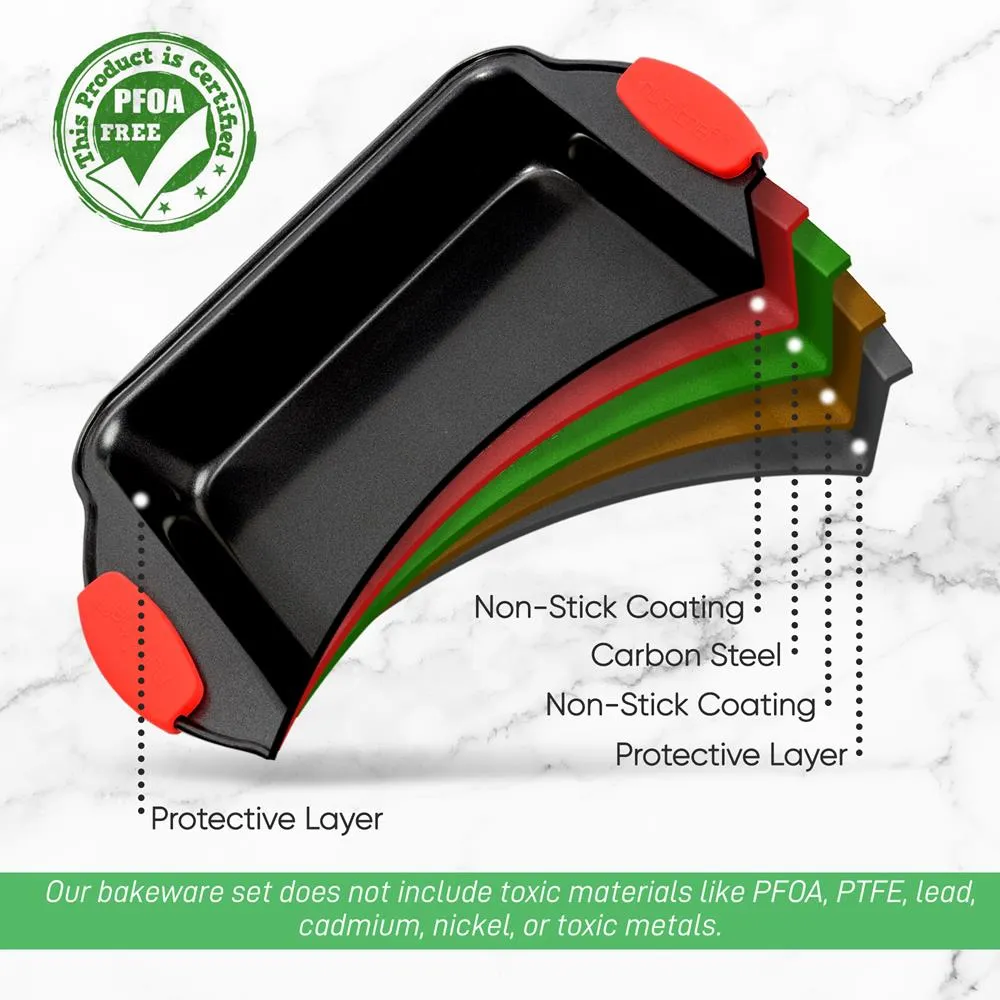 Nutrichef plat carré four noir 27 cm antiadhésif