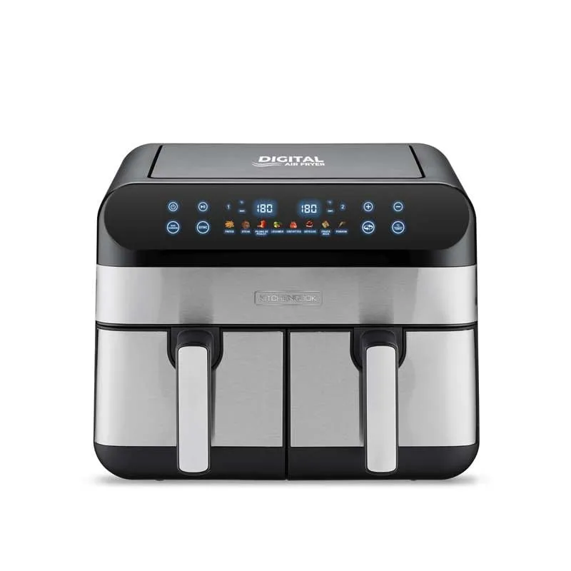 Kitchencook Airflow 9 friteuse sans huile double cuve 9 L