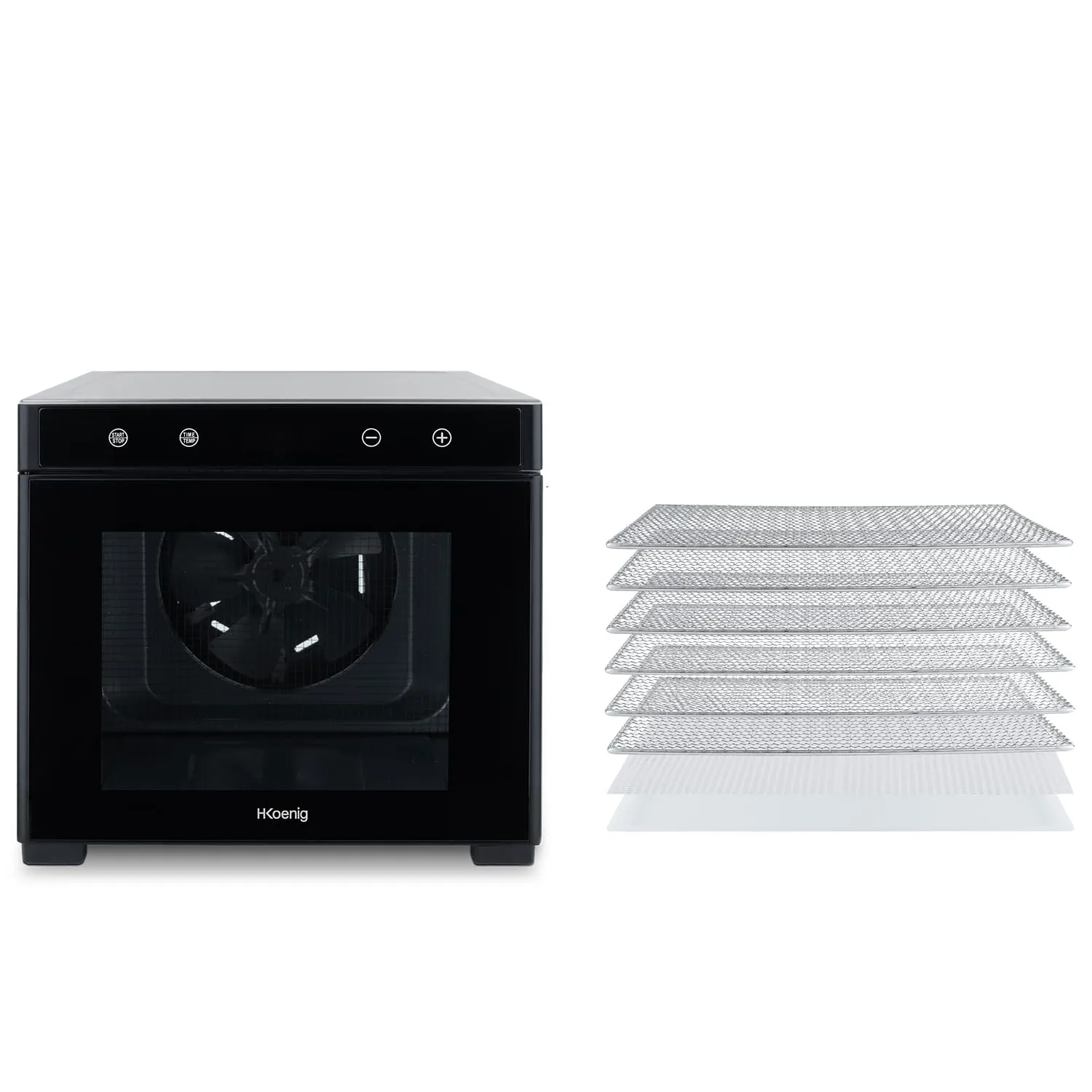 H.Koenig DSY900 déshydrateur 6 plateaux 650 W tactile