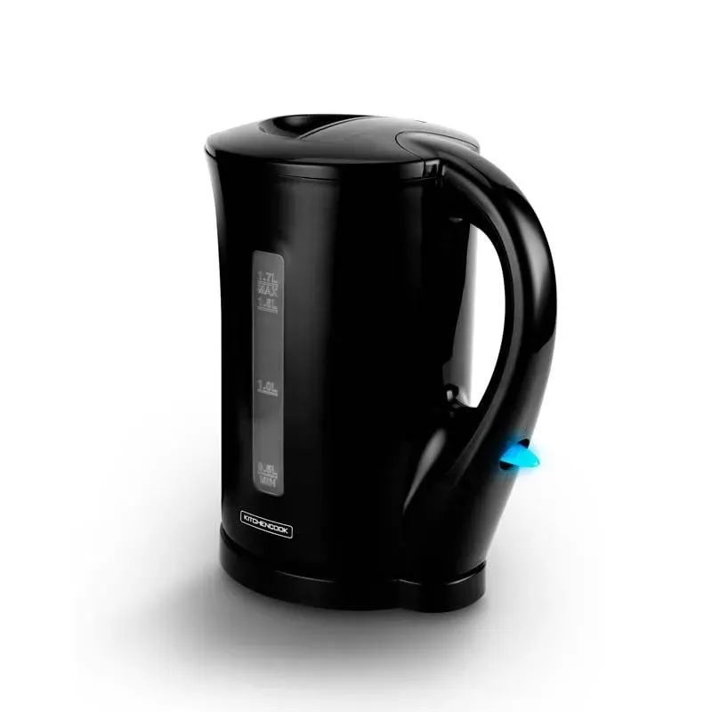 Kitchencook Cosy Tea bouilloire noire 1,7 L légère