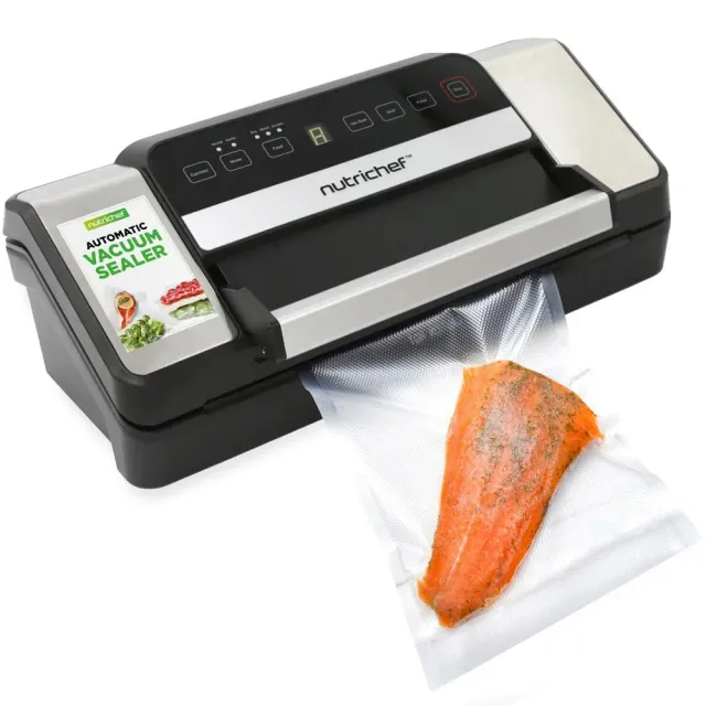 Nutrichef Machine Sous Vide Argent Double Soudure