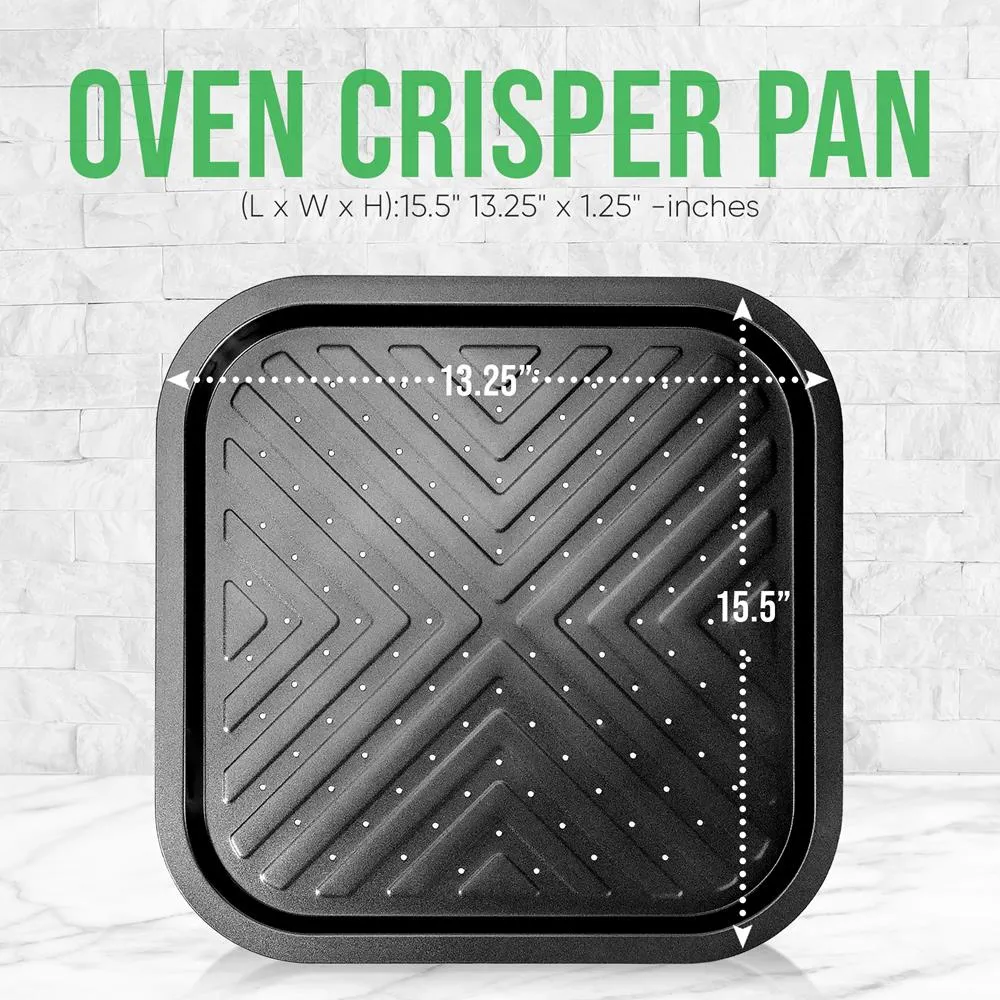Nutrichef plaque four crispy antiadhésive NCBS10S noire