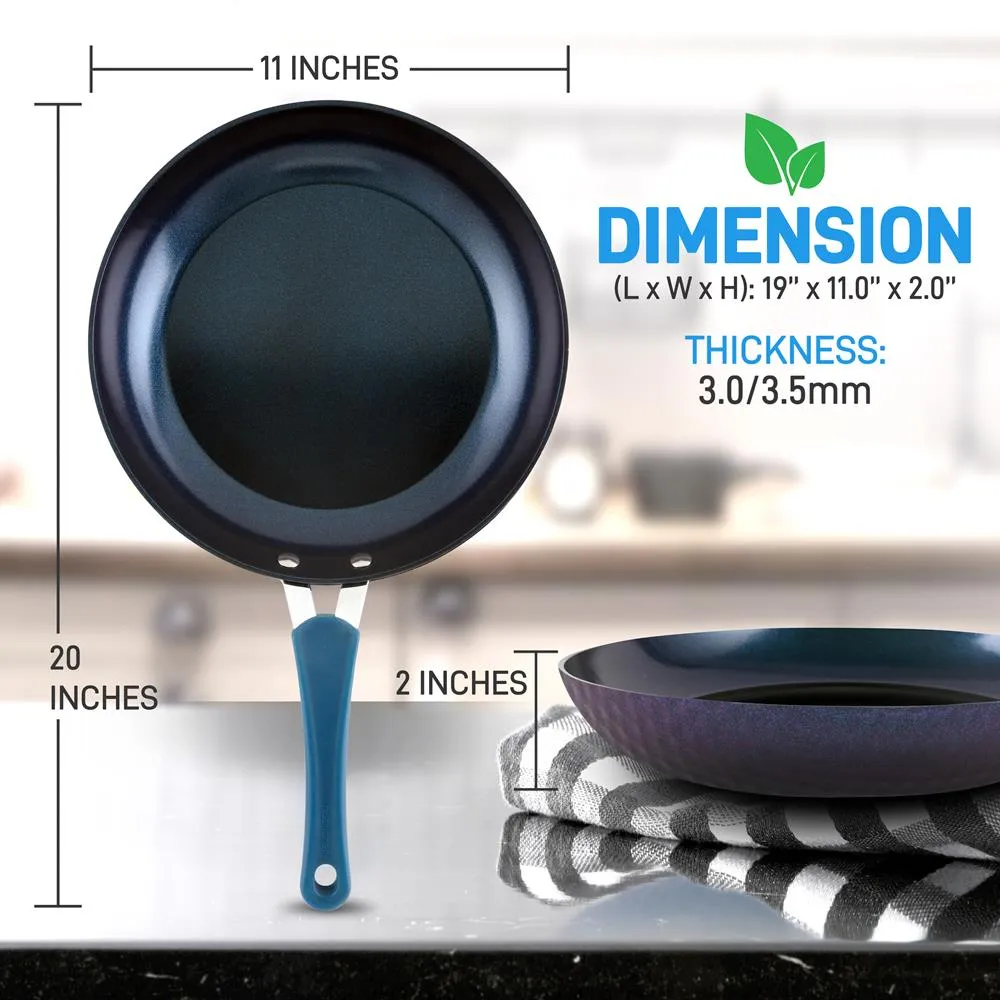 Nutrichef NCCW11DS poêle 28 cm antiadhésive induction