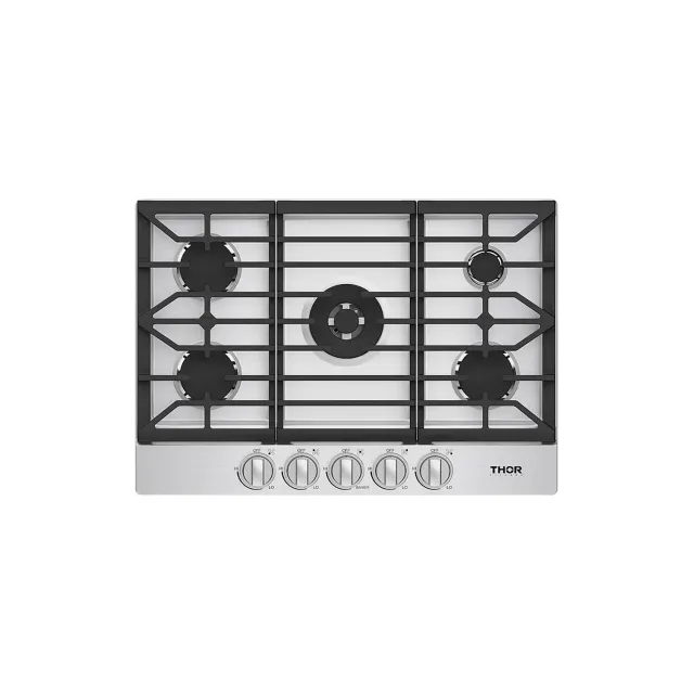 Thor Kitchen plaque gaz inox 30 pouces propane naturel