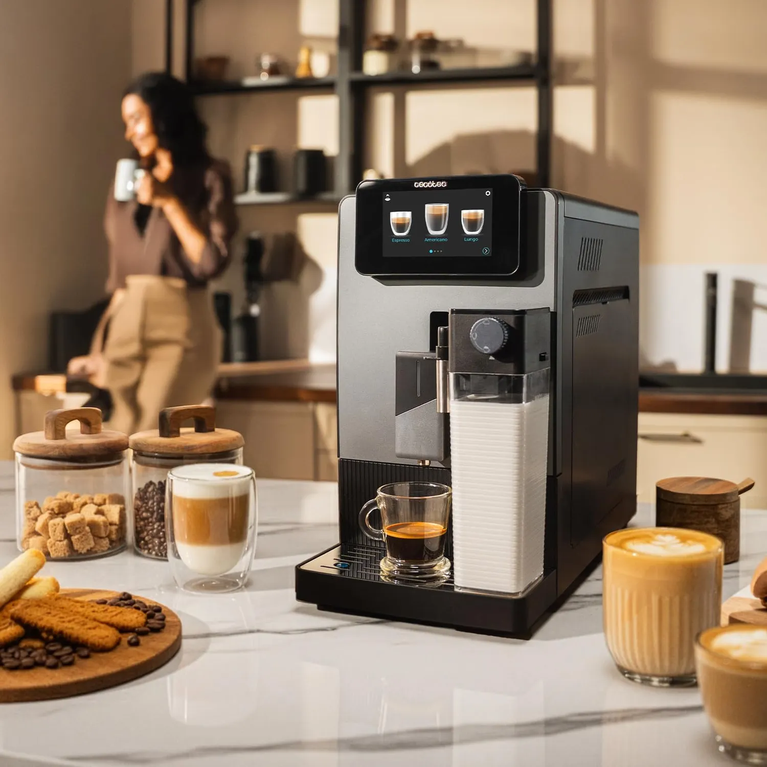Cecotec Cremmaet Latte Art machine expresso 19 bars