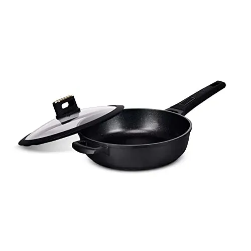KITCHENCOOK Brass sauteuse avec couvercle 24 cm induction