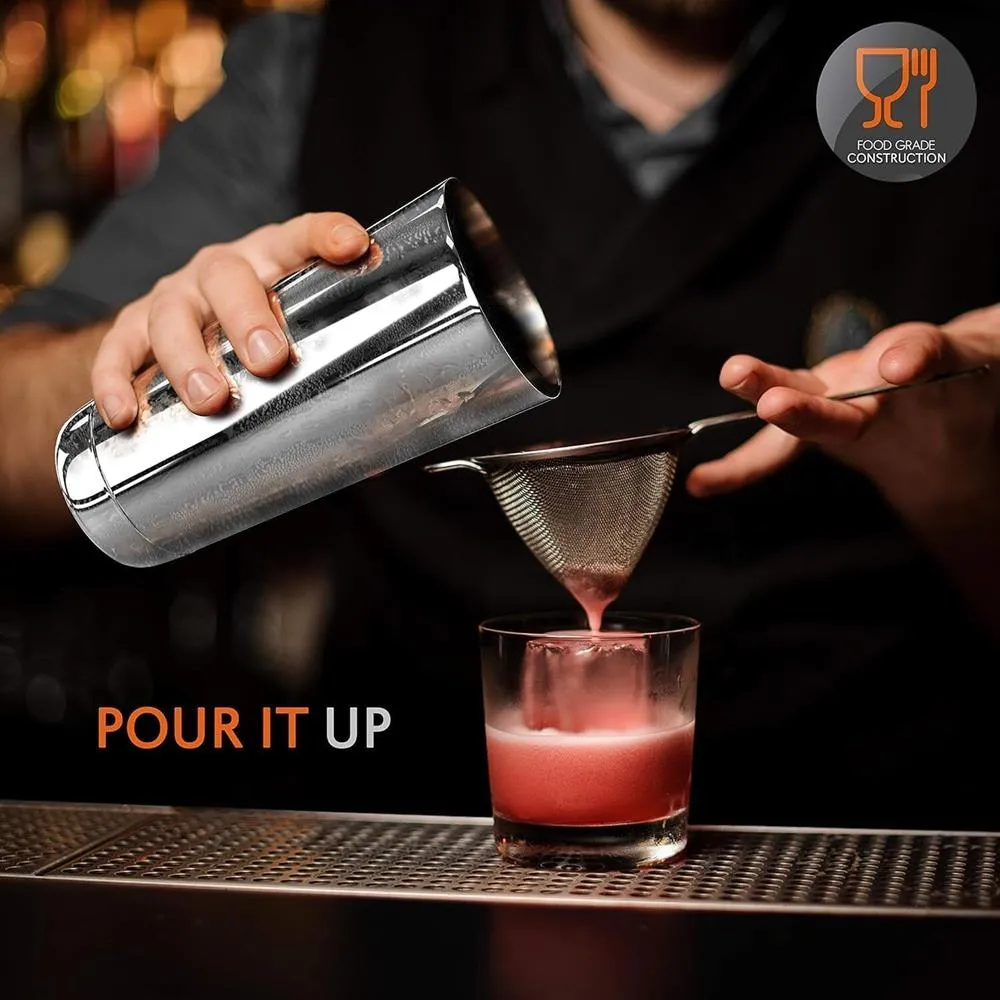 Nutrichef set shaker cocktail inox 15 pièces