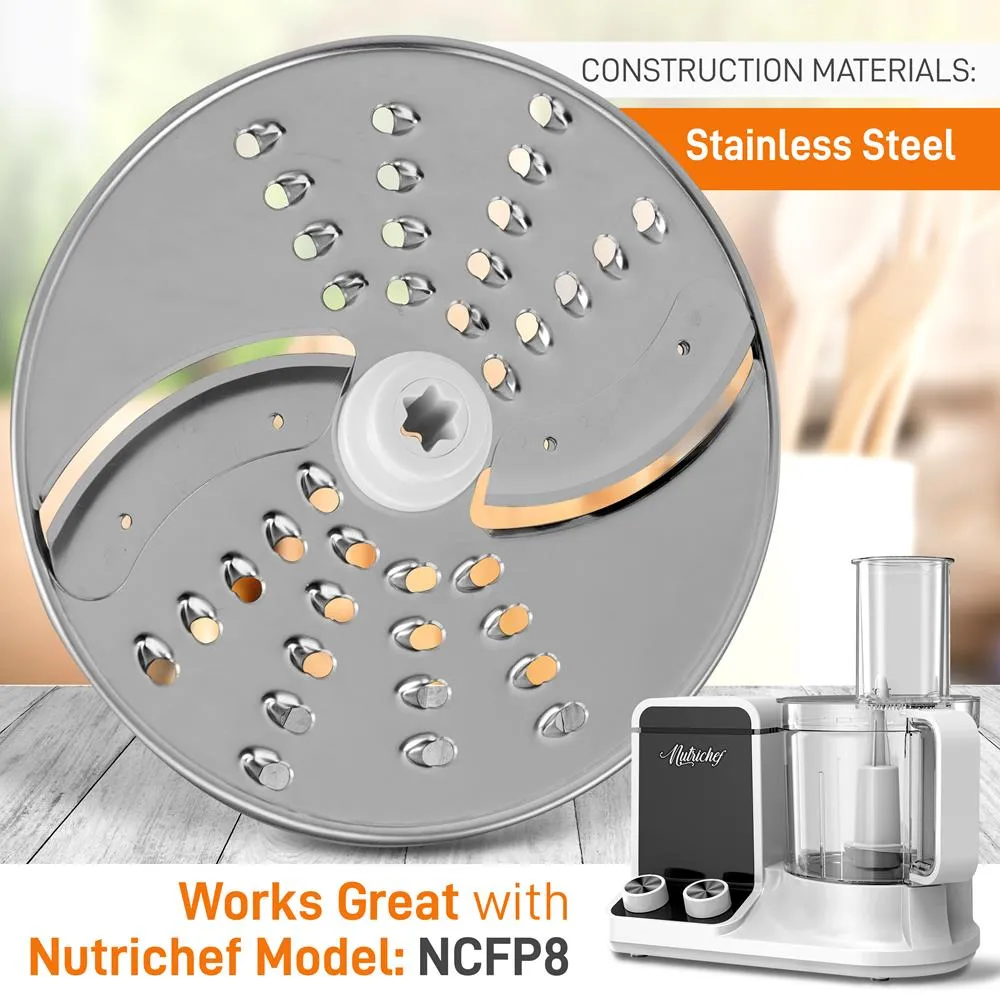 Nutrichef NCFP8 disque émincer râper robot inox