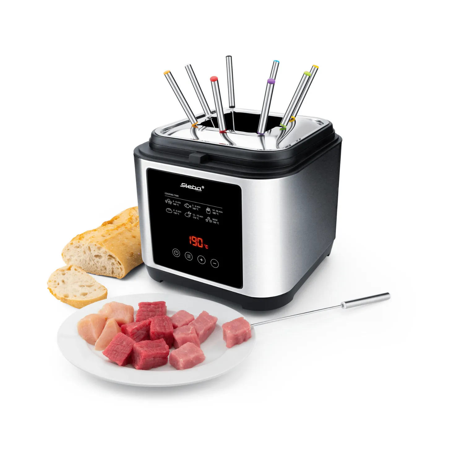 Steba DF 150F friteuse fondue inox 2,5 L