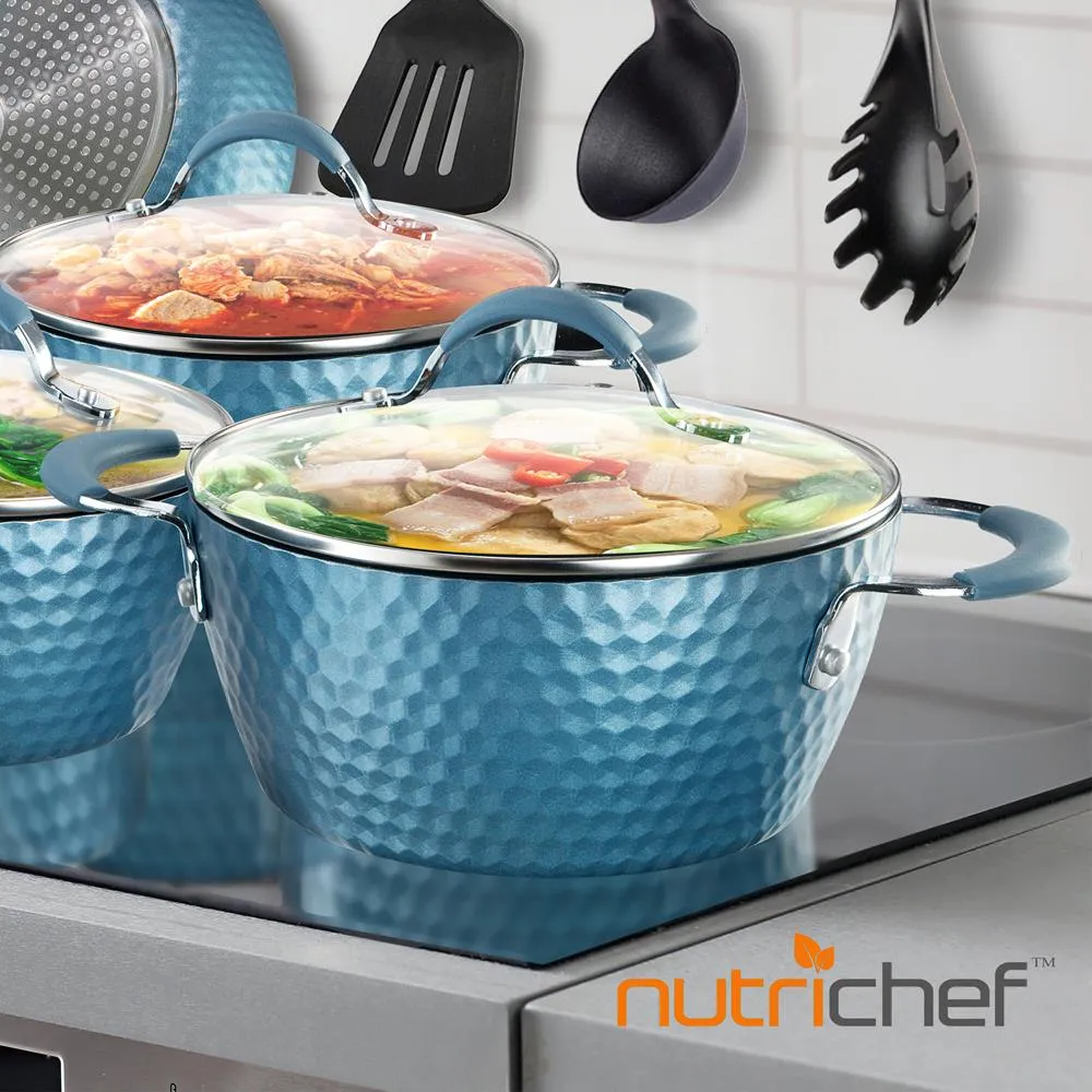 Nutrichef NCCW11 Faitout Antiadhésif 2,1 QT Diamant