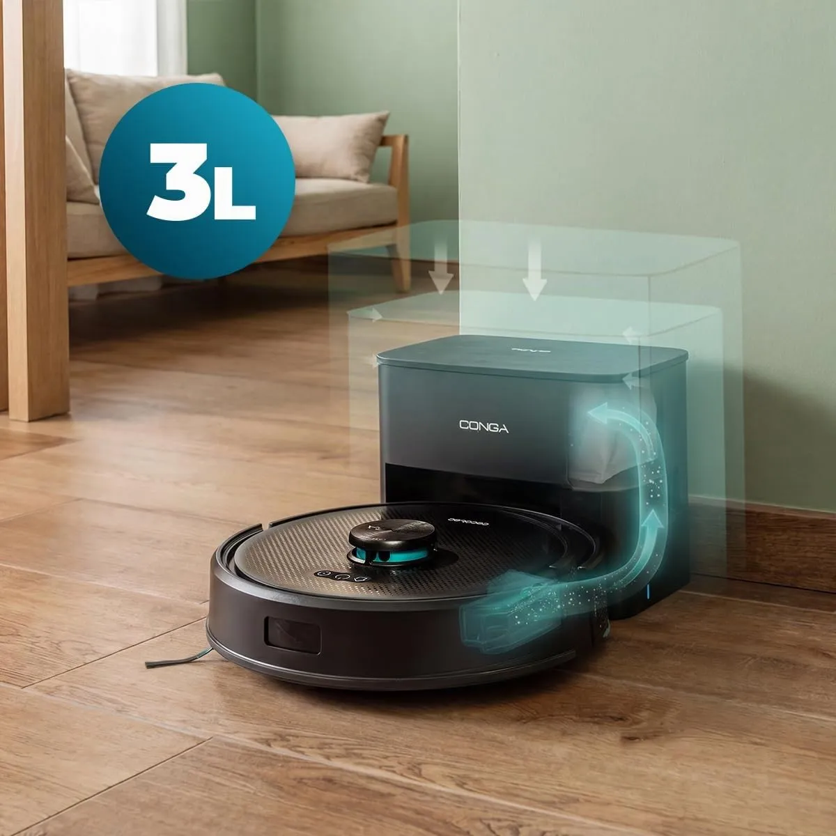 Cecotec Conga Y50 X-Treme Neo aspirateur robot laveur 5000Pa