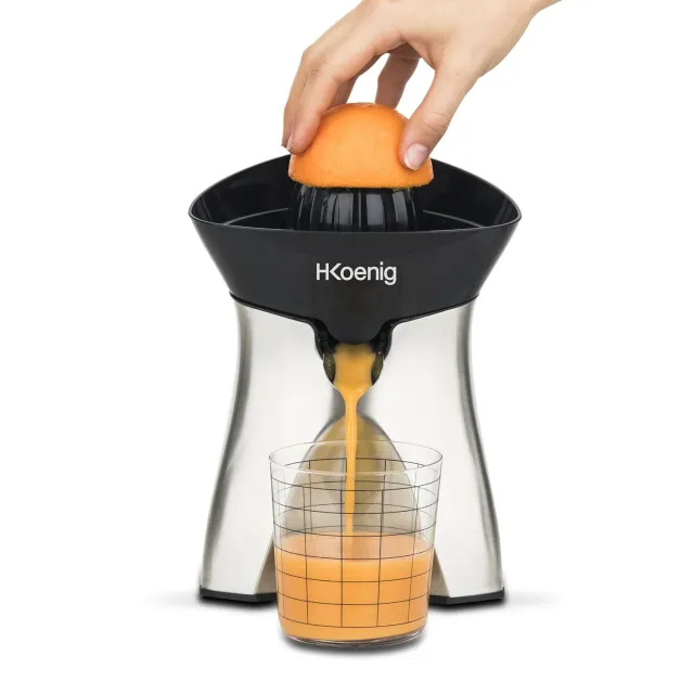 H.Koenig AGR60 presse-agrumes électrique inox 2 cônes
