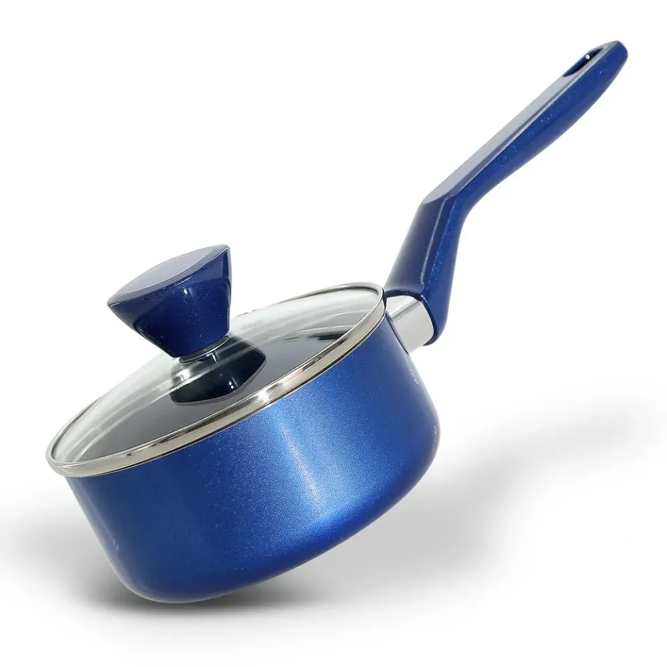 Nutrichef casserole antiadhésive 1 Qt avec couvercle verre