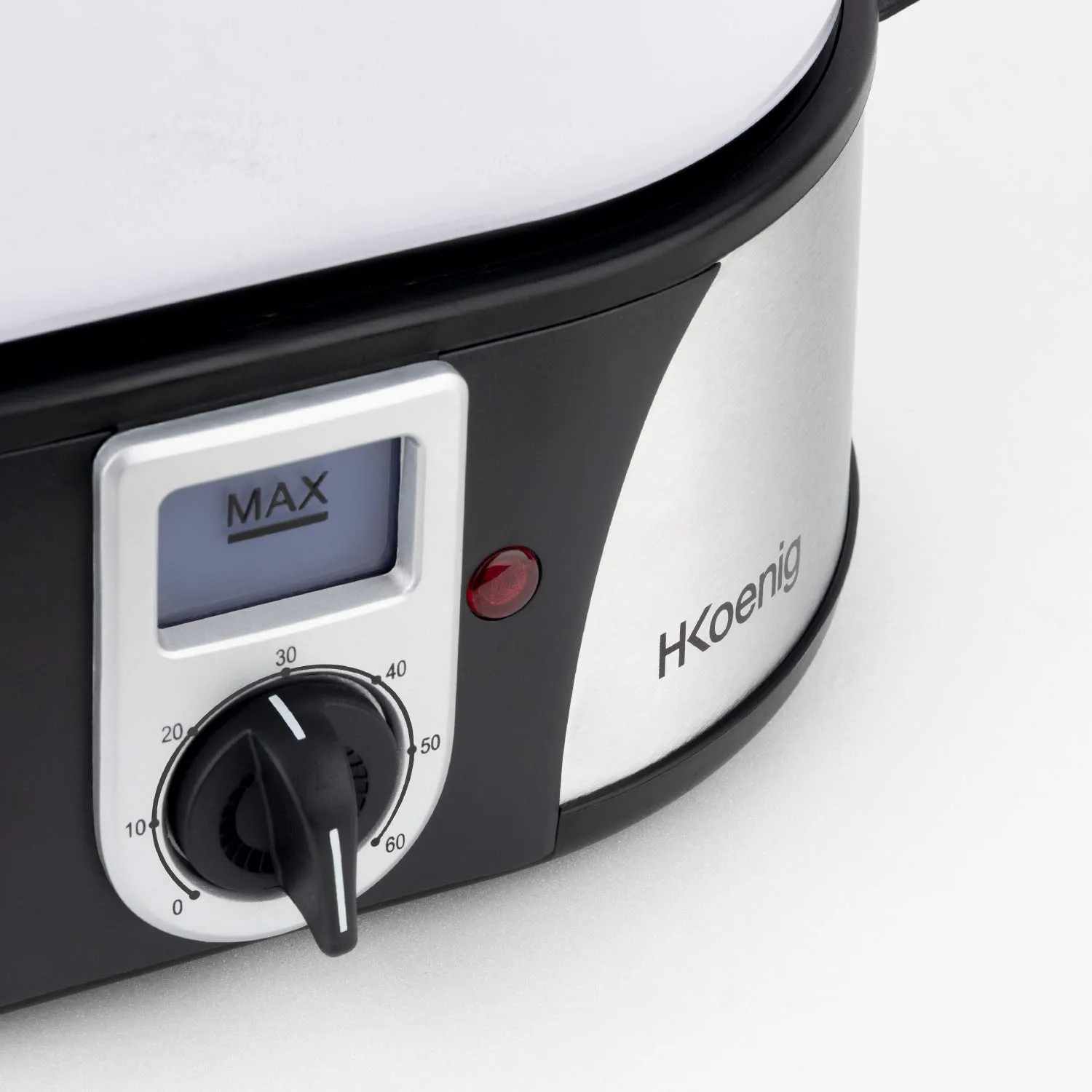 H.Koenig VAP12 cuiseur vapeur 12 L 3 paniers programmable