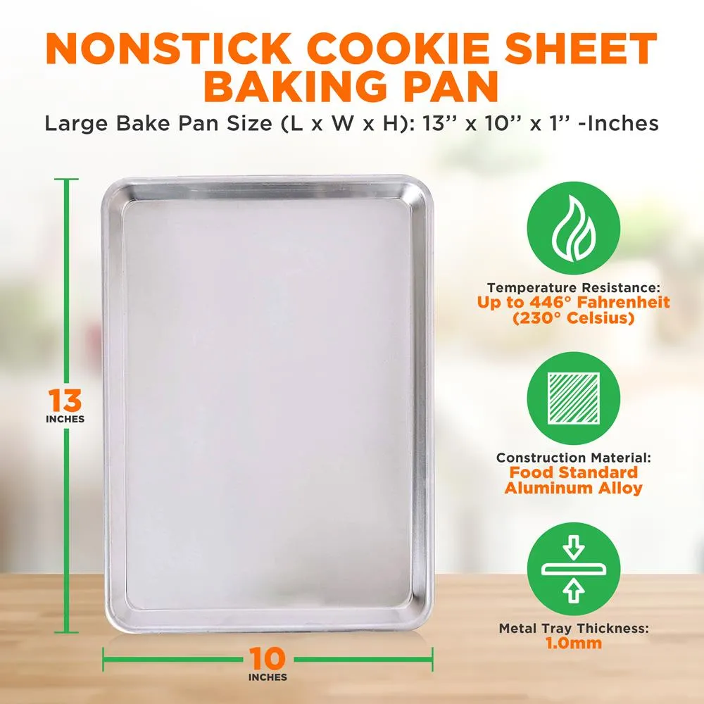 Nutrichef plaque cuisson 33x25 cm avec grille antiadhésive