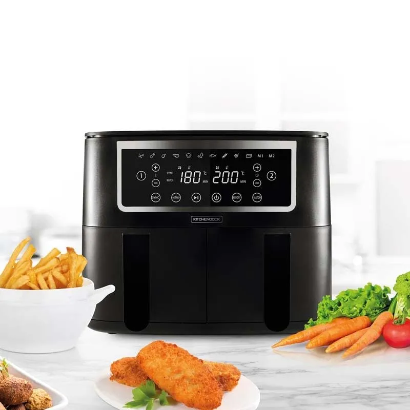 Kitchencook Airmed 8 friteuse sans huile 8L double panier