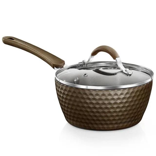 Nutrichef Casserole 1,7 Qt Antiadhésive Induction avec Couvercle