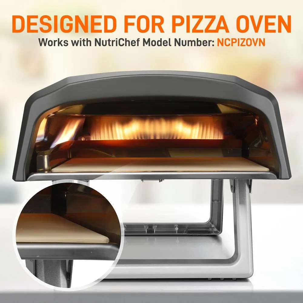 Nutrichef pierre à pizza silicone 32,5 cm NCPiZovn