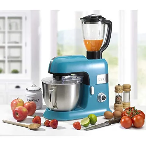 Kitchencook Expert XL Blue robot pétrin 6,5L 1300W blender verre