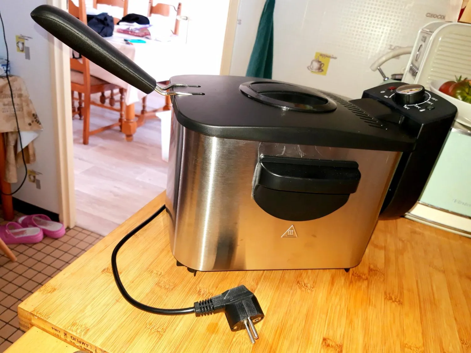 H.Koenig DFX500 Friteuse 3L Inox 2200W Anti-odeur