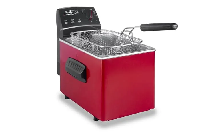 Fritel Turbo SF 4153 friteuse 3L rouge huile et graisse