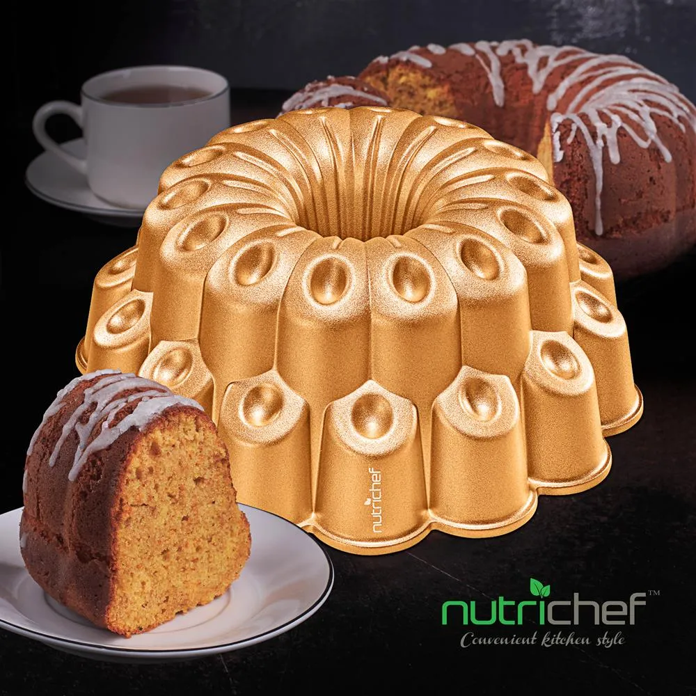 Nutrichef NCBUTP55 moule bundt 24 cm aluminium