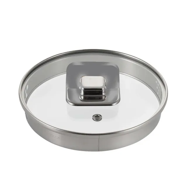 Nutrichef couvercle casserole 1,5 L verre gris