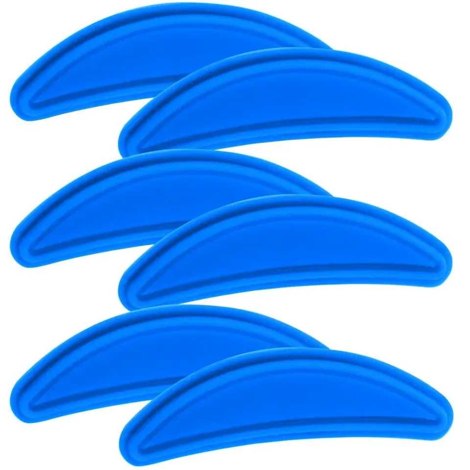 Nutrichef poignées silicone bleues thermorésistantes lot de 6